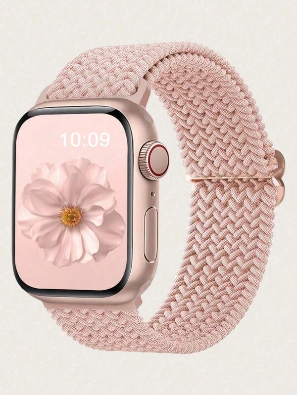 Correa de reloj elástica trenzada compatible con Apple Watch Ultra 49mm, 45mm, 44mm, 46mm, 42mm, 41mm, 40mm, 38mm, unisex, de material elástico de nailon tejido, adecuada para Ultra 2, 3 y Series 11/10/9/8/7/6/5/4/3/2/1 SE, gran regalo para estudiantes de vuelta al colegio