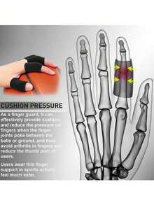 10pcs Multi-Color Finger Protectors, Help Relieve Dryness And Stress, Suitable For Work And Daily Activities. Made Of Soft Polyester Material To Care For Hands. - Multicolor - View 7