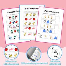 Fun Creative Paper Cutting Activity Book , Cut Fold And Play Crafts With Dotted Lines, Pattern Sheets Cut And Paste Matching Games, Scissor Skills Practice, Screen-Free Learning To Build Focus, Hand Control And Early Logic - Pattern Playtime Cut and Paste Activity Book - View 6