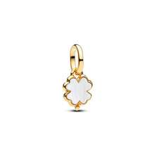 1 件装时尚郁金香花朵吊坠，镀银，适合搭配手链项链，DIY 节日礼物 - 彩色 - 查看 9