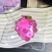 1个最新潮流创意水晶葡萄手工挤压减压玩具，完美礼物 - 生日礼物、理想礼物、惊喜礼物、节日礼物、季节性礼物、万圣节礼物、圣诞节礼物、游戏爱好者精致礼物、礼物、复活节礼物 - 彩色 - 查看 9