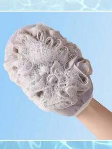 1/2/8 件装去角质沐浴手套，二合一浴巾，双面泥浆摩擦和灰烬摩擦浴巾起泡网，一副去角质手套配沐浴手套，去角质沐浴手套，身体磨砂手套，身体去角质沐浴手套和身体清洁工具。 - 彩色 - 查看 8