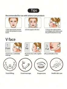 一套面部按摩刮痧工具:包含一个双头按摩滚轮和一个心形刮痧板。有助于减轻面部浮肿,舒缓娇嫩肌肤,展现自然光泽。这些天然护肤工具可以放松肌肉,减少皱纹。粉色,美容产品,护肤,水疗,自我护理,护肤工具,面部护理,美容师用品,按摩,面部按摩工具,面部滚轮。 - 多款式 - 查看 8