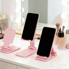 Soporte plegable y ajustable para teléfono, soporte portátil antideslizante para tableta, soporte universal para teléfono móvil, accesorios de escritorio multiusos, multi-escena para hogar, oficina, viajes, regreso a clases, suministros de verano, regalo ideal de cumpleaños y vacaciones - Talla única - Ver 9