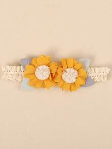 3pcs/Set Bohemian Style, Charming Retro Floral Lace Headbands - Multicolor - View 8