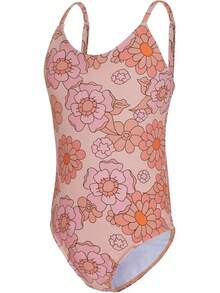 Girls Bathing Suit Size 2-10 Years - Cute Toddler Swimsuit Girl Adjustable One Piece Swimwear For Summer Beach Wear - 一朵橙粉色的花 - 查看 11