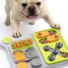 Dog IQ Training Puzzle Toy, Interactive Feeding And Behavior Training For All Sizes - Light Grey - View 9