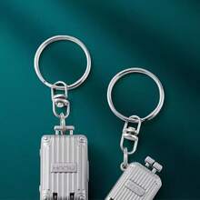 1pc Mini Stainless Steel Folding Nail Clipper, Creative Bag Shaped Design With Keychain, Built-In Nail File, Cute Nail Care Accessory For Trimming Nails - Multicolor - View 9