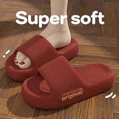 Women's Casual Versatile Slip-On Slippers For Daily Wear & Home Use