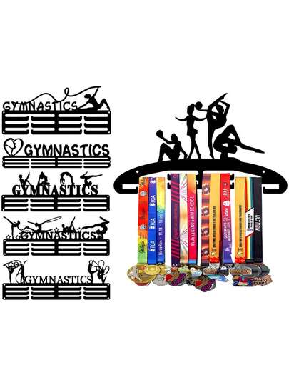 1pc Medal Display Rack For Gymnastics Gold, Silver, Bronze Medals, Metal Wall Decor Storage Holder, Suitable For Sports Awards, Weather-Resistant Display And Collection - Perfect Gift For Sports Fans And Champions, Can Be Displayed Indoors And Outdoors