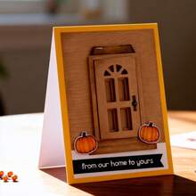 Creative Door Dies, DIY Scrapbooking Album And Embossing Stencil, Greeting Card Making Tool, Card Paper Cutting Crafts ,Gift Card Making Template Die Cuts. - Silver - View 10