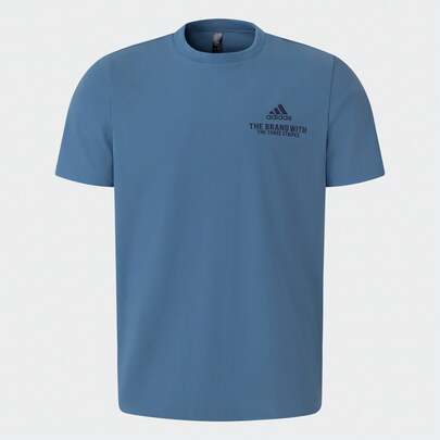 Adidas Men's Casual Comfortable Round Neck Short Sleeve T-Shirt, Versatile Summer Wear JD5749