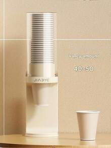1 pieza Dispensador de vasos de escritorio - Soporte para vasos de baño, Estante de almacenamiento de tazas de café para el hogar, Adecuado para el hogar, la oficina, el hospital, el gimnasio - Multicolor - Ver 5