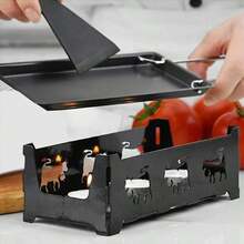 1 pieza Mini molde antiadherente para hornear queso con soporte para vela, bandeja para hornear queso y mantequilla - A - Ver 4