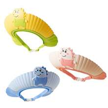 Mũ tắm gội cho bé hình khủng long hoạt hình, có thể điều chỉnh kích thước, bảo vệ mắt và tai khi gội đầu cho bé, mềm mại và không gây kích ứng, thiết kế khủng long dễ thương giúp giờ tắm thêm vui vẻ. - Nhiều màu - Xem 3