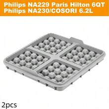 1 khuôn bánh waffle vuông - Khay nướng chống dính, phù hợp với hầu hết các loại nồi chiên không dầu 4-7 lít, có thể tái sử dụng để làm bánh waffle Bỉ, bánh pancake và đánh trứng, an toàn khi rửa bằng máy rửa chén. - Nhiều màu - Xem 13