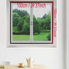 Self-Adhesive Window Screen, Insect Screen, Mosquito Net. No Drilling Or Tools Required, Washable And Reusable. Good Ventilation, Does Not Affect Lighting, And Keeps You Cool In Summer. - White - View 4