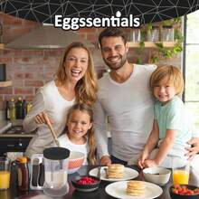 Eggssentials U2013 Pancake Batter Dispenser, Batter Dispenser With Squeeze Handle Mess-Free, Cupcakes, Waffles &Amp; More U2013 Durable, Easy-Pour Pancake Dispenser Bottle For Smooth Baking - ColorA - 查看 7