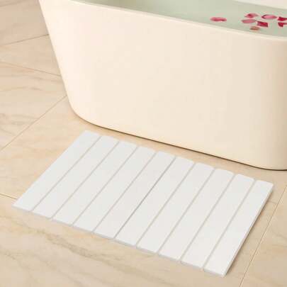 Bath Mat – 60x40 Cm Absorbent Stone Mat For Bathroom, Foldable Design For Convenient Storage Travel