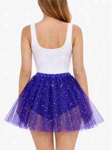 Carnival Tulle Skirt - Blue - View 2