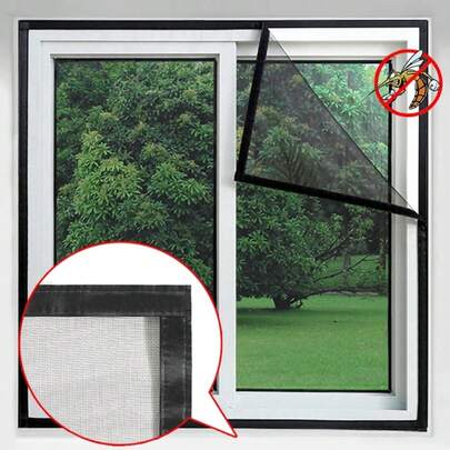 Lưới chống côn trùng, lưới chống muỗi tự dính cho cửa sổ. Không cần khoan hay dụng cụ, có thể giặt và tái sử dụng. Thông gió tốt, không ảnh hưởng đến ánh sáng, giữ mát vào mùa hè.