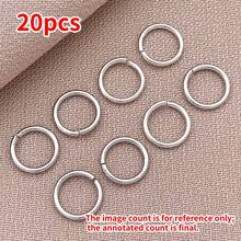 20个4/5/6/8/10毫米优雅简约开口圈 - 镀18K金铜，厚实银色和铂金饰面，抛光开口圆环，适用于DIY手链、项链、耳环、婚礼和派对工艺品 - 彩色 - 查看 28
