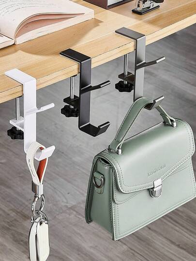1 pièce Crochet portable multifonctionnel, support pour sac à dos, support pour téléphone/casque, organisateur de parapluie. Convient pour la décoration de Noël, les cadeaux de Noël pour la maison, le bureau de l'étudiant, le bureau de l'entreprise et plus encore. Saison de remise des diplômes, fournitures de salle de bain, décoration d'intérieur.