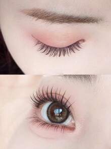 60pcs/Set Natural Eyelashes, Soft Lashes, Mini Devil C-Curl Lashes, Natural & Fancy Lash Clusters, Single Lash Clusters, Lightweight & Reusable, Perfect Makeup, Great Gift For Girlfriends, Family - View 1