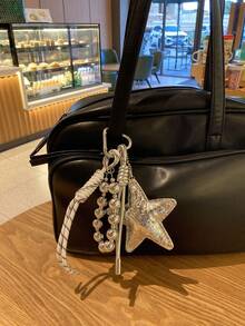 Versatile Fashion PU Big Star Braided Rope Style Bag Charm, Creative Phone Pendant Kawaii Vacation Essentials Bag Accessories Accessories Charms For Bag Teacher Gifts - Multicolor - View 4