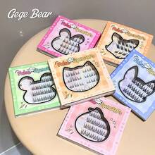 2026 New Gege Bear Segmented False Eyelashes, Beginner-Friendly, Natural Look, Ideal Valentine's Day Gift, Easy To Wear Daily Eye Makeup - View 6