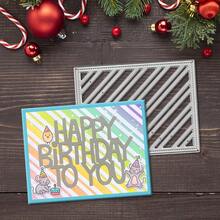 Creative Grid Background Dies, DIY Scrapbooking Album And Embossing Stencil, Greeting Card Making Tool, Card Paper Cutting Crafts ,Gift Card Making Template Die Cuts. - Silver - View 5