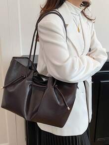 Fashionable And Exquisite Multi-Purpose Bag, 2026 New Model, Women's Large Capacity Shoulder Bag, Featuring A Casual And Retro Style For Daily Use. - Coffee - View 8