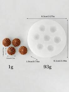 多功能硅胶饼干模具 - 适用于制作蜡烛、手工皂、翻糖蛋糕、巧克力 - 3D立体造型 - 可重复使用 - 餅乾模具 - 查看 12