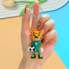 Football Pendant Mascot Keychain Bag Charm, Souvenir Gift For Football Fans - Multicolor - View 9