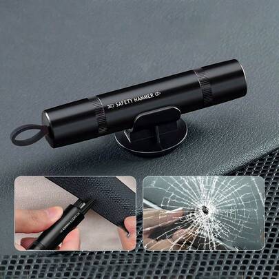 2-In-1 Car Safety Hammer, Window Breaker, Emergency Escape Tool