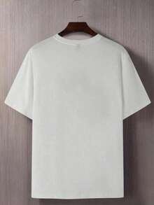 Camisetas Manfinity Dauomo 99 Jesús se fue, Camiseta del Señor es mi pastor, Camiseta cristiana, Él se fue 99 para salvarme, Camiseta para hombres - Blanco - Ver 2