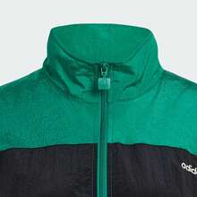 Adidas Originals Áo khoác nữ SANTIAGO TT có mũ trùm đầu dệt kim KC9133 - màu xanh lá - Xem 2