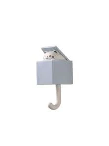 1个可爱卡通猫形粘钩，强力无损创意挂钩，高挂式挂钩，卧室可伸缩挂钩 - 彩色 - 查看 15