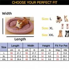 1 chiếc đệm tròn chống thấm nước, chống dính, chống nước tiểu cho thú cưng, phù hợp cho chó và mèo mọi mùa, đệm ấm áp và thời trang cho chó/mèo. - Màu tím - Xem 3