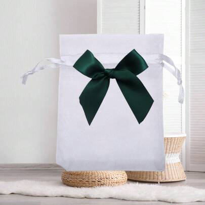 10pcs/20pcs/30pcs Transparent Organza Bags, Premium Mesh Gift Bags With Drawstring, Suitable For Wedding Favors, Jewelry, Soap, Candy, Cosmetics, Party And Christmas Supplies