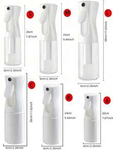 200ml/300ml High Pressure Mist Spray Bottle, Fine Mist Watering Can, Beauty Hydrating Continuous Mist Sprayer - Multicolor - View 8