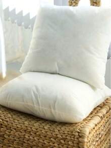 Set Of 2 – 50x50 Cm 400g Silicone-Filled Cushion Inserts – Plush, Soft, And Shape-Retaining Decorative Inner Pillows - White - View 5