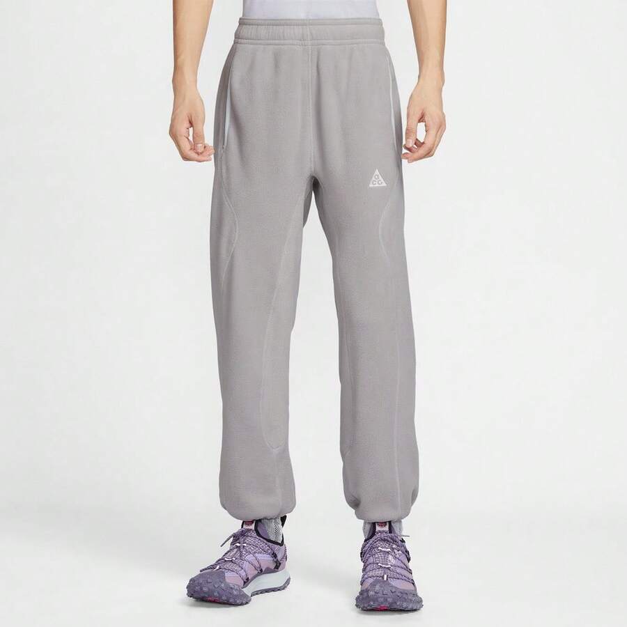 Nike 男士 AS M ACG WOLF TREE 长裤，人造毛皮内衬长裤，HV1124-009 - 灰色 - 查看 1