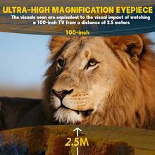 Suier Night Vision Device, 4k High-Definition Infrared Adult Night Vision Equipment, 8X Digital Zoom, 7X Infrared Brightness Adjustment, Full Black Line Of Sight Of 300 Meters, Large Battery Capacity Of 4500mAh, 32Gb Tf Card - View 6