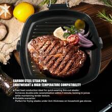 ABKOK 4-Piece Non-Stick Cookware Set - Soup Pot, Pancake Pan, All-In-One Fry Pan & Steak Pan For Kitchen - 查看 9