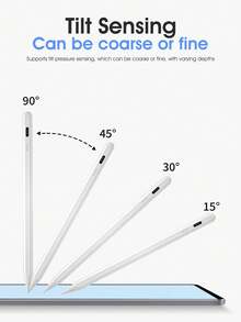 1pc Universal Capacitive Stylus Pen For Phone And Tablet, Active Touch Capacitive Stylus, Compatible With Android And Apple Devices, Precise Touch, Smooth Writing High-End Capacitive Stylus (Not Compatible With Resistive Screen And Electromagnetic Screen Tablets) - Multicolor - View 8