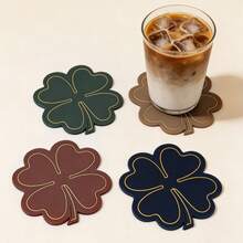 Heat-Resistant Silicone Coaster, Non-Slip, Washable, Desktop Protection Pad, Protects Desktop From Stains, Easy To Clean Thick Heat-Insulating Pad - Multicolor - View 3