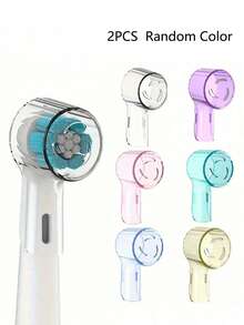 2/4/6pcs Electric Toothbrush Head Protector Covers - Fit For IO Electric Toothbrush Heads, Portable Toothbrush Head Protective Case, Dust-Proof With Ventilation Holes, Suitable For Home And Outdoor Travel, Essential Travel Accessory - Multicolor - View 9