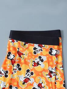 Disney 3条装卡通涂鸦印花男士内裤，松紧腰带男士平角内裤 - 彩色 - 查看 4