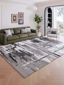 1 pieza Alfombra decorativa de lujo y moda para interiores, nuevo material de lana sintética lavable, alfombra para sala de estar, alfombra para sofá, alfombra para dormitorio, alfombra antideslizante para mesita de noche, alfombra para piso de habitación, alfombra para comedor y cocina, almohadilla para silla de oficina, felpudo de entrada, manta de picnic para exteriores, esterilla para acampar - Multicolor-1 - Ver 1